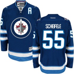 Mark Scheifele Winnipeg Jets Reebok Premier Navy Blue Home Jersey