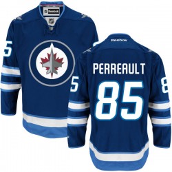 Mathieu Perreault Winnipeg Jets Reebok Authentic Navy Blue Home Jersey