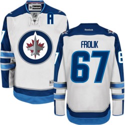 Michael Frolik Winnipeg Jets Reebok Authentic White Away Jersey