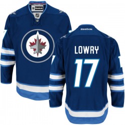 Adam Lowry Winnipeg Jets Reebok Premier Navy Blue Home Jersey