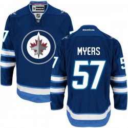 Tyler Myers Winnipeg Jets Reebok Authentic Navy Blue Home Jersey