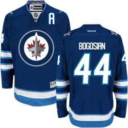 Zach Bogosian Winnipeg Jets Reebok Authentic Navy Blue Home Jersey