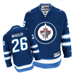 Blake Wheeler Winnipeg Jets Reebok Authentic Navy Blue Home Jersey