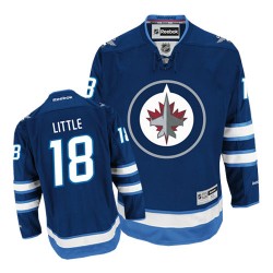 Bryan Little Winnipeg Jets Reebok Premier Navy Blue Home Jersey