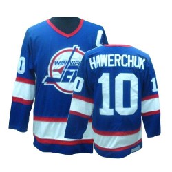 Dale Hawerchuk Winnipeg Jets CCM Authentic Blue Throwback Jersey