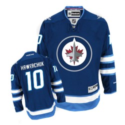 Dale Hawerchuk Winnipeg Jets Reebok Authentic Navy Blue Home Jersey