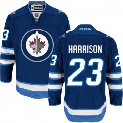 Jay Harrison Winnipeg Jets Reebok Premier Navy Blue Home Jersey