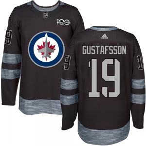 David Gustafsson Winnipeg Jets Authentic Black 1917-2017 100th Anniversary Jersey