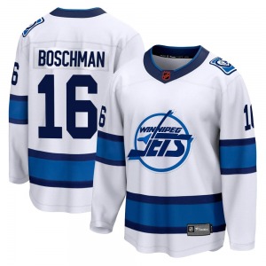 Laurie Boschman Winnipeg Jets Fanatics Branded Breakaway White Special Edition 2.0 Jersey