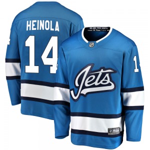 Ville Heinola Winnipeg Jets Fanatics Branded Breakaway Blue Alternate Jersey