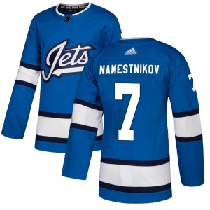 Vladislav Namestnikov Winnipeg Jets Adidas Authentic Blue Alternate Jersey