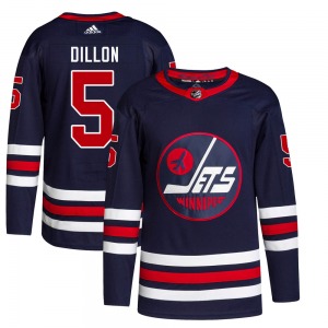 Youth Brenden Dillon Winnipeg Jets Adidas Authentic Navy 2021/22 Alternate Primegreen Pro Jersey