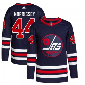 Youth Josh Morrissey Winnipeg Jets Adidas Authentic Navy 2021/22 Alternate Primegreen Pro Jersey