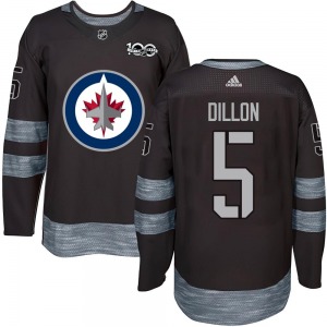 Youth Brenden Dillon Winnipeg Jets Authentic Black 1917-2017 100th Anniversary Jersey