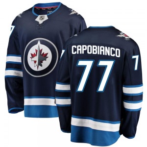 Kyle Capobianco Winnipeg Jets Fanatics Branded Breakaway Blue Home Jersey