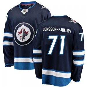 Axel Jonsson-Fjallby Winnipeg Jets Fanatics Branded Breakaway Blue Home Jersey
