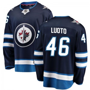 Joona Luoto Winnipeg Jets Fanatics Branded Breakaway Blue Home Jersey