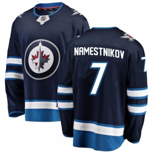 Vladislav Namestnikov Winnipeg Jets Fanatics Branded Breakaway Blue Home Jersey