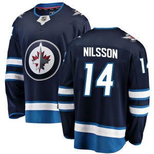 Ulf Nilsson Winnipeg Jets Fanatics Branded Breakaway Blue Home Jersey