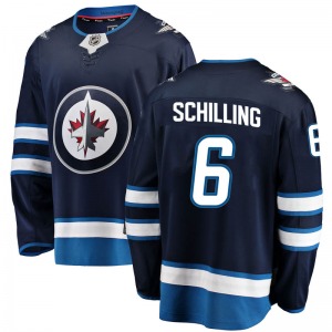 Cameron Schilling Winnipeg Jets Fanatics Branded Breakaway Blue Home Jersey