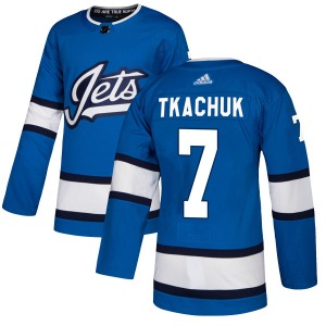Youth Keith Tkachuk Winnipeg Jets Adidas Authentic Blue Alternate Jersey