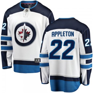 Youth Mason Appleton Winnipeg Jets Fanatics Branded Breakaway White Away Jersey