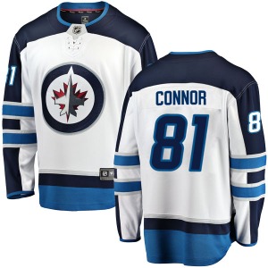 Youth Kyle Connor Winnipeg Jets Fanatics Branded Breakaway White Away Jersey