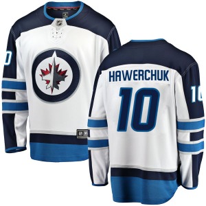 Youth Dale Hawerchuk Winnipeg Jets Fanatics Branded Breakaway White Away Jersey