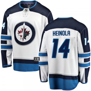 Youth Ville Heinola Winnipeg Jets Fanatics Branded Breakaway White Away Jersey