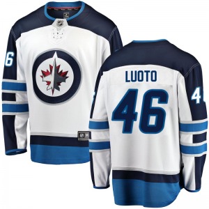 Youth Joona Luoto Winnipeg Jets Fanatics Branded Breakaway White Away Jersey