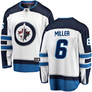 Youth Colin Miller Winnipeg Jets Fanatics Branded Breakaway White Away Jersey