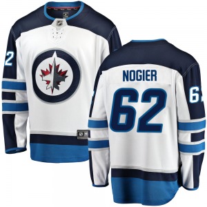 Youth Nelson Nogier Winnipeg Jets Fanatics Branded Breakaway White Away Jersey
