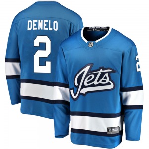Youth Dylan DeMelo Winnipeg Jets Fanatics Branded Breakaway Blue Alternate Jersey