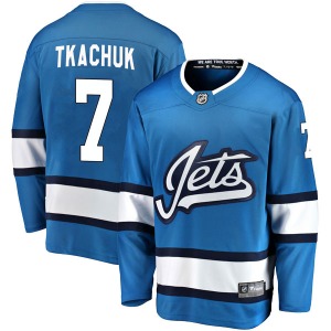 Youth Keith Tkachuk Winnipeg Jets Fanatics Branded Breakaway Blue Alternate Jersey