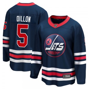Brenden Dillon Winnipeg Jets Fanatics Branded Premier Navy 2021/22 Alternate Breakaway Player Jersey