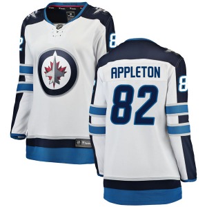Women's Mason Appleton Winnipeg Jets Fanatics Branded Breakaway White Away Jersey
