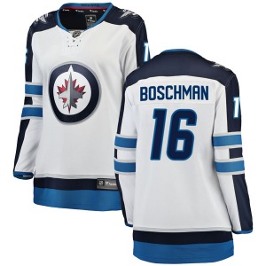 Women's Laurie Boschman Winnipeg Jets Fanatics Branded Breakaway White Away Jersey