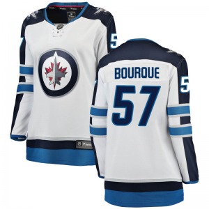 Women's Gabriel Bourque Winnipeg Jets Fanatics Branded Breakaway White Away Jersey