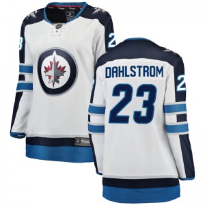 Women's Carl Dahlstrom Winnipeg Jets Fanatics Branded Breakaway White Away Jersey