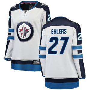 Women's Nikolaj Ehlers Winnipeg Jets Fanatics Branded Breakaway White Away Jersey
