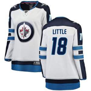 Women's Bryan Little Winnipeg Jets Fanatics Branded Breakaway White Away Jersey
