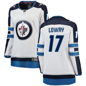 Women's Adam Lowry Winnipeg Jets Fanatics Branded Breakaway White Away Jersey