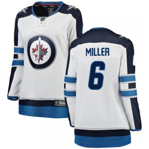 Women's Colin Miller Winnipeg Jets Fanatics Branded Breakaway White Away Jersey