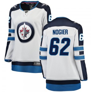 Women's Nelson Nogier Winnipeg Jets Fanatics Branded Breakaway White Away Jersey