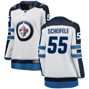 Women's Mark Scheifele Winnipeg Jets Fanatics Branded Breakaway White Away Jersey