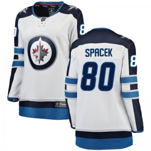 Women's Michael Spacek Winnipeg Jets Fanatics Branded Breakaway White Away Jersey