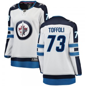 Women's Tyler Toffoli Winnipeg Jets Fanatics Branded Breakaway White Away Jersey