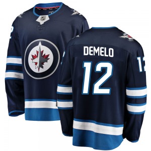 Youth Dylan DeMelo Winnipeg Jets Fanatics Branded Breakaway Blue ized Home Jersey