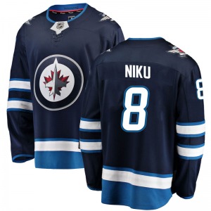 Youth Sami Niku Winnipeg Jets Fanatics Branded Breakaway Blue Home Jersey