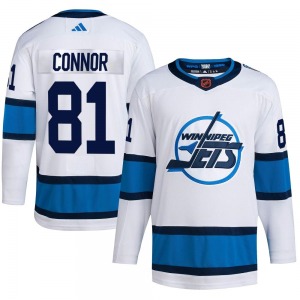 Youth Kyle Connor Winnipeg Jets Adidas Authentic White Reverse Retro 2.0 Jersey